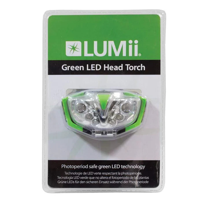 LUMii Green LED Stirnlampe