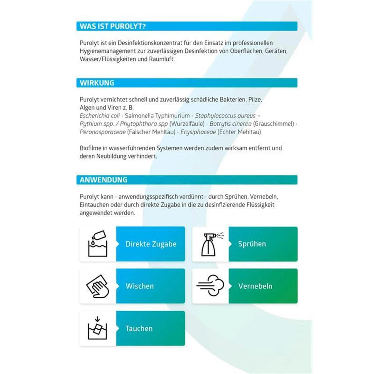 Purolyt Desinfektionsmittel Konzentrat 500ml