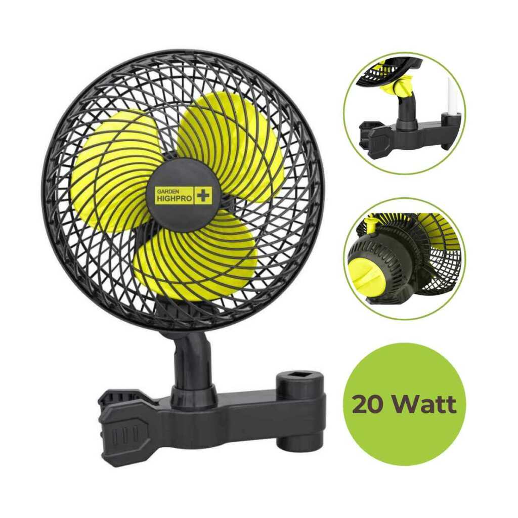 Garden Highpro Schwenkventilator 20 Watt 20cm Profan