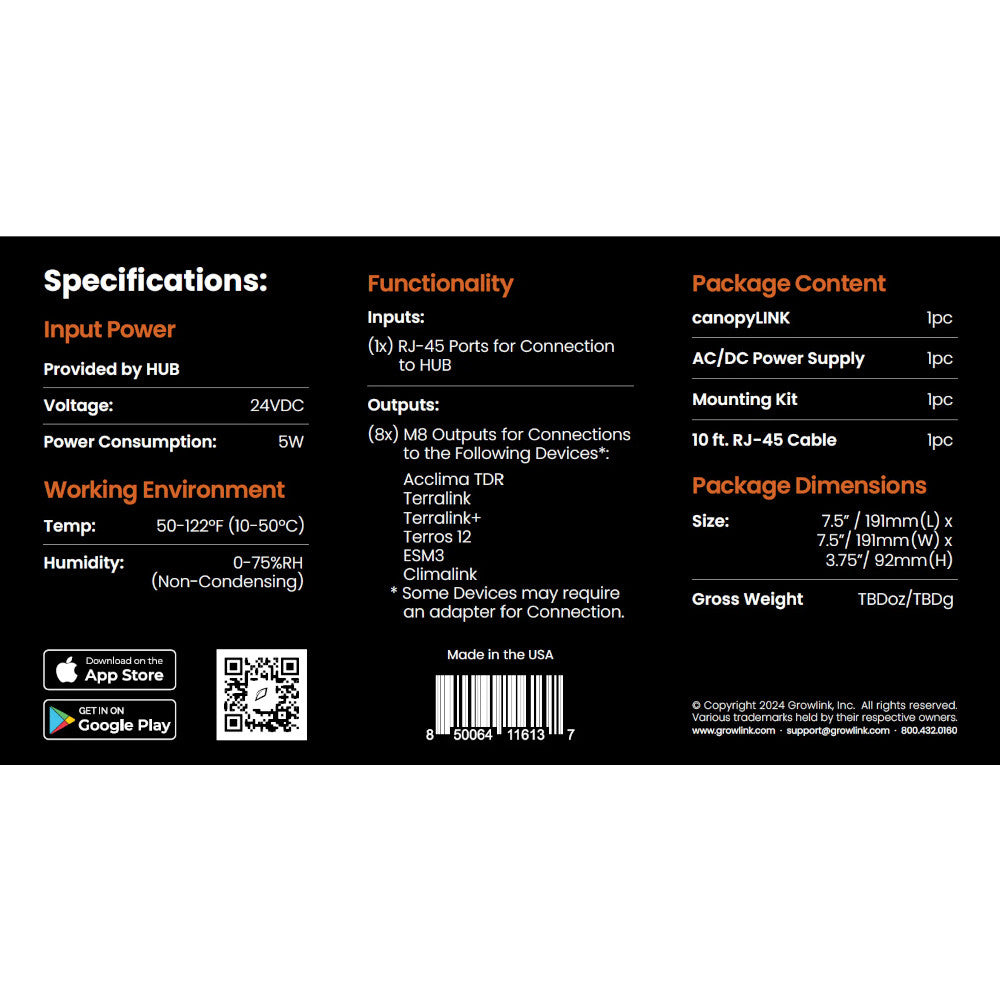 Growlink Canopy Link