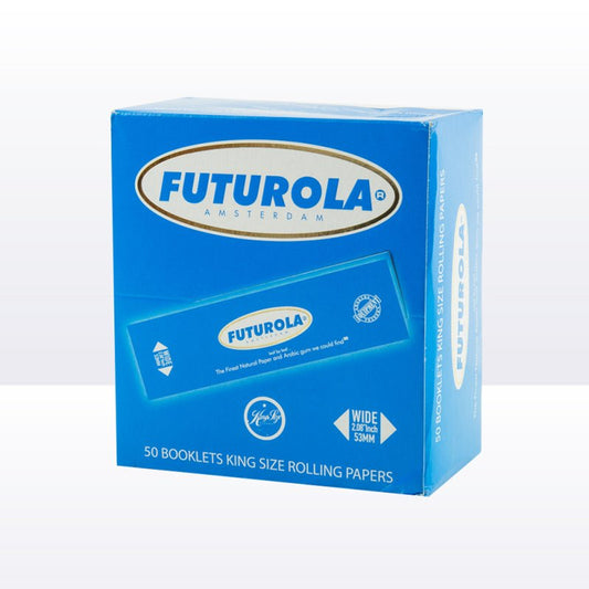Futurola Blue King Size Longpapers breit extra dünn