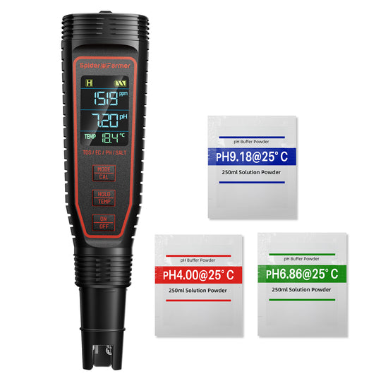 Spider Farmer 5-in-1 pH EC Tmp Meter